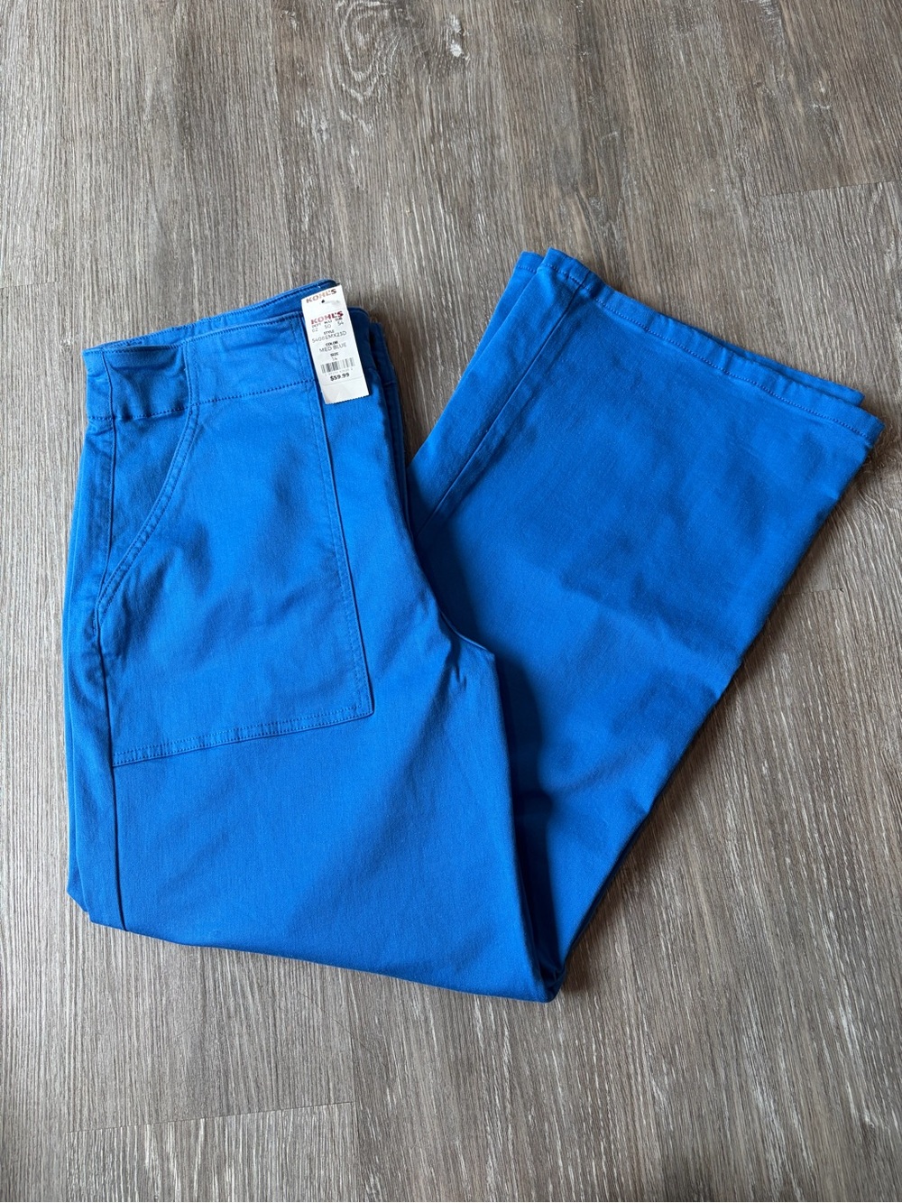 NWT Draper James Wide Leg Cropped Pants Size 14